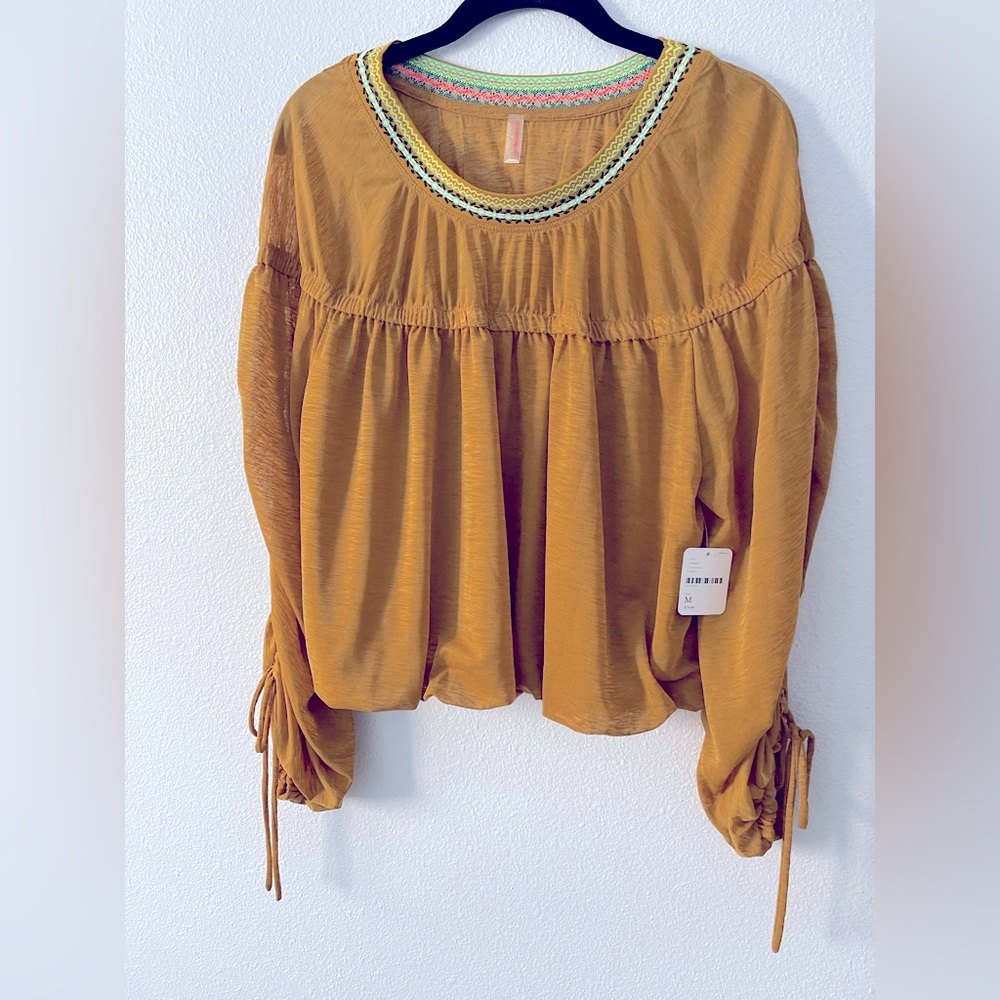 Womens Free People unique top brand new with tags
